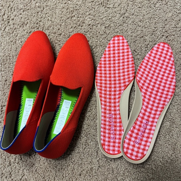 Rothy's The Almond Loafer Poppy Red - Picture 4 of 4